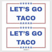 Stickers Go Taco (Feuille)
