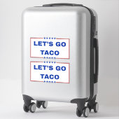 Stickers Go Taco (Sur valise)