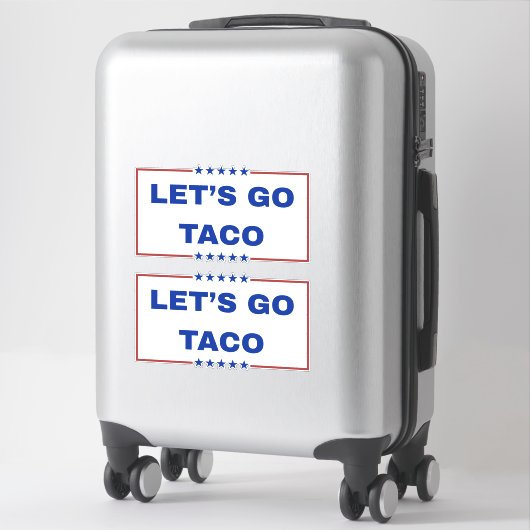 Stickers Go Taco (Sur valise)