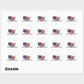 Stickers God Bless America (Feuille)