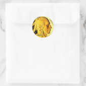 Stickers Gold Coin 3 pouces 50 $ (Sac)