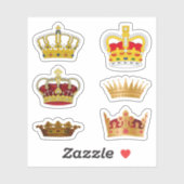 Stickers Gold Crown (Feuille)