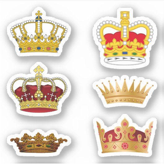Stickers Gold Crown (Devant)