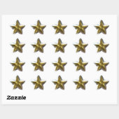 Stickers Gold Et Silver Shining Star (Feuille)