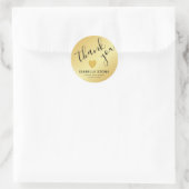 Stickers Gold Foil Heart Merci Graduation (Sac)