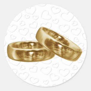 Stickers Gold Mariage