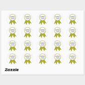 Stickers Gold Ribbon de l'enseignant (Feuille)