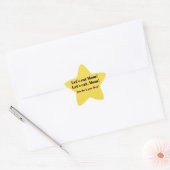 Stickers Gold Star amusant pour l'enseignant! (Enveloppe)