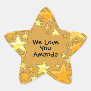 Stickers Gold Star Award