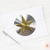 Stickers Gold Star Et Silver (Enveloppe)