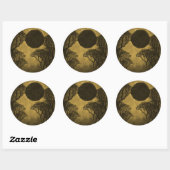 Stickers Golden Dark Forest Eclipse (Feuille)