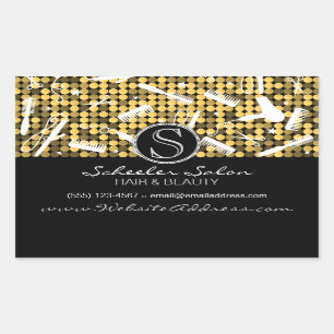 Stickers Golden Glam Custom Cheveux & Beauté