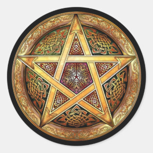 Stickers Golden Pentacle