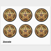 Stickers Golden Pentacle (Feuille)