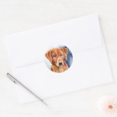 Stickers Golden Retriever (Enveloppe)
