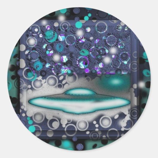 Stickers Goshy Flying Saucer (Devant)