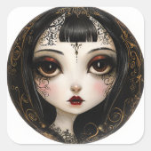 Stickers Goth Girl (Devant)