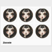 Stickers Goth Girl (Feuille)