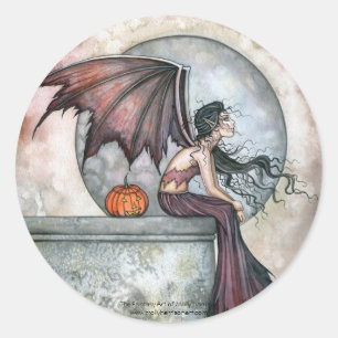 Stickers gothique fée d'Halloween par Molly Harris