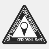 Stickers GPS Triangle (Devant)