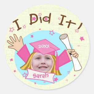Stickers Grad Grad Grad School sur mesure