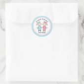 Stickers Graduation - Baguette mignonne Figure Gar (Sac)