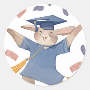 Stickers Graduation Bunny Cute