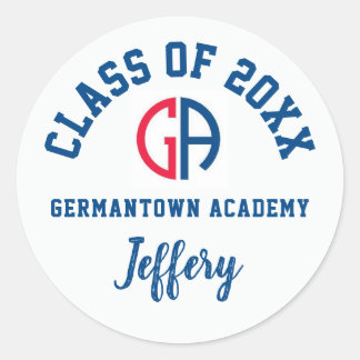 Stickers Graduation Germantown Academy, Custom