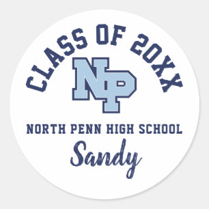 Stickers Graduation North Penn High School, Custom