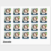 Stickers Graduation Simple, Bleu (Feuille)