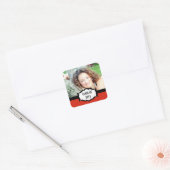 Stickers Graduation Simple, Rouge (Enveloppe)