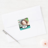 Stickers Graduation Simple, Turquoise (Enveloppe)