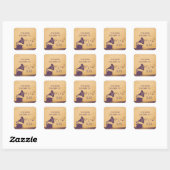 Stickers Gramophone Vintage violet (Feuille)