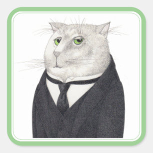 Stickers grand Carré BETLER CAT