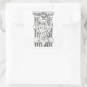 Stickers grand Carré CADUCEUS (Sac)