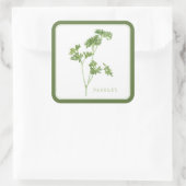Stickers grand Carré PARSLEY FRAIS - Vert (Sac)