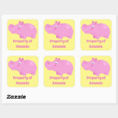 Stickers grand Étiquette pour fille (Feuille)