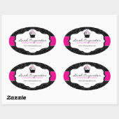 Stickers Gras Cupcake (Feuille)