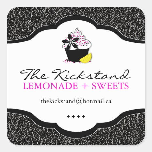Stickers Gras Cupcake (Devant)