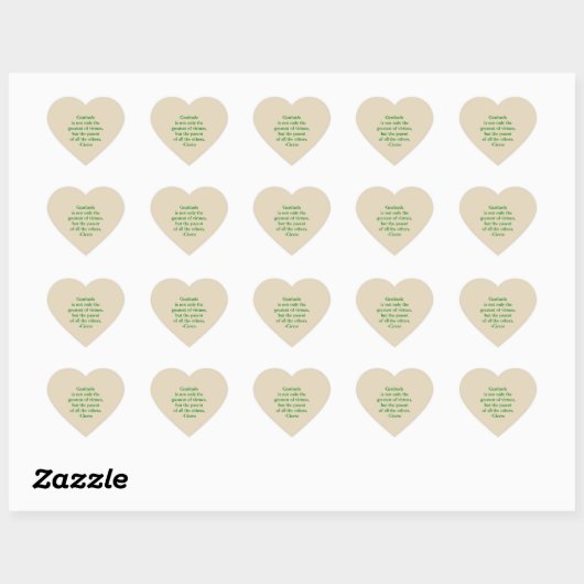 Stickers Gratitude (Feuille)