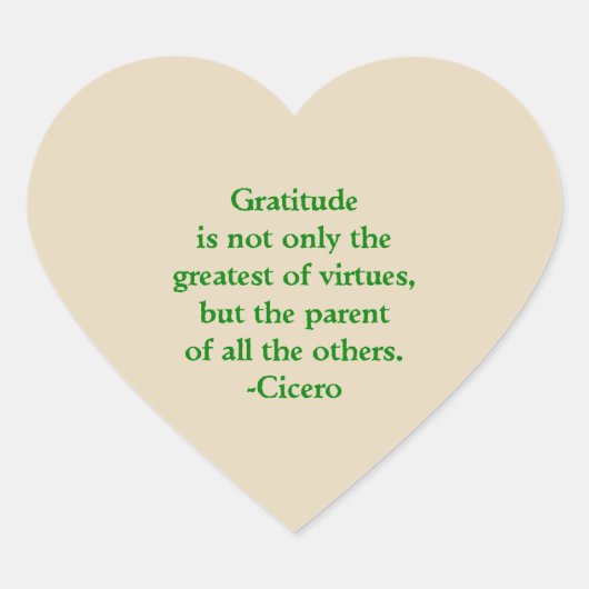 Stickers Gratitude (Devant)