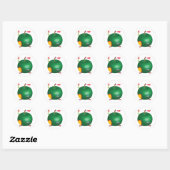 Stickers Green Apple House (Feuille)