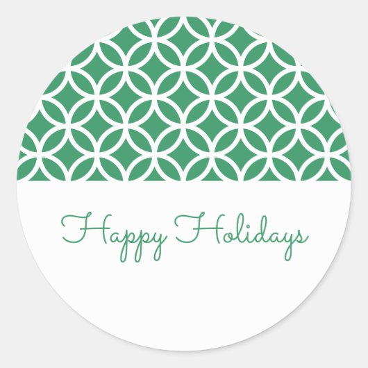 Stickers Green Classy Diamond Holiday (Devant)