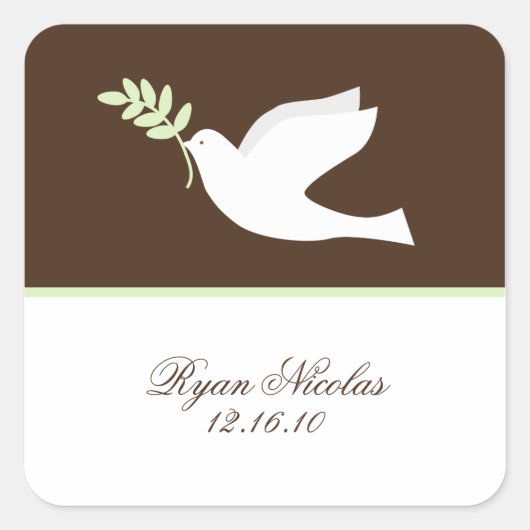 Stickers Green Dove (Devant)