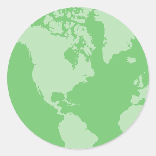 Stickers Green Earth (Devant)