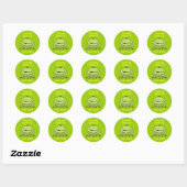 Stickers Green Frog Custom Bogues pour enfants (Feuille)