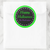 Stickers Green Halloween heureux (Sac)