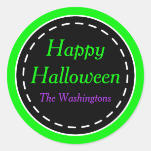 Stickers Green Halloween heureux