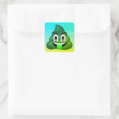 Stickers Green Poop Emoji Ombre (Sac)