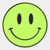 Stickers Green Smiley One Happy Dude/Gal Birthday (Devant)